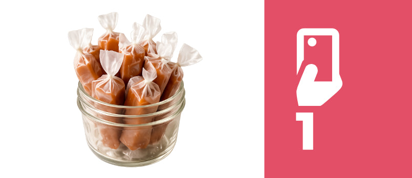 2 Homemade Caramels | 1 Punch