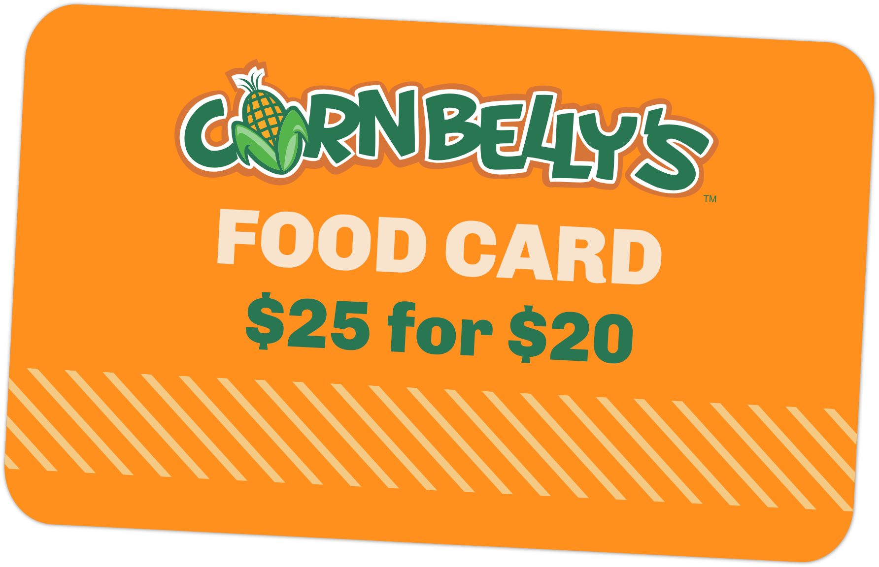 Cornbelly's Food Card