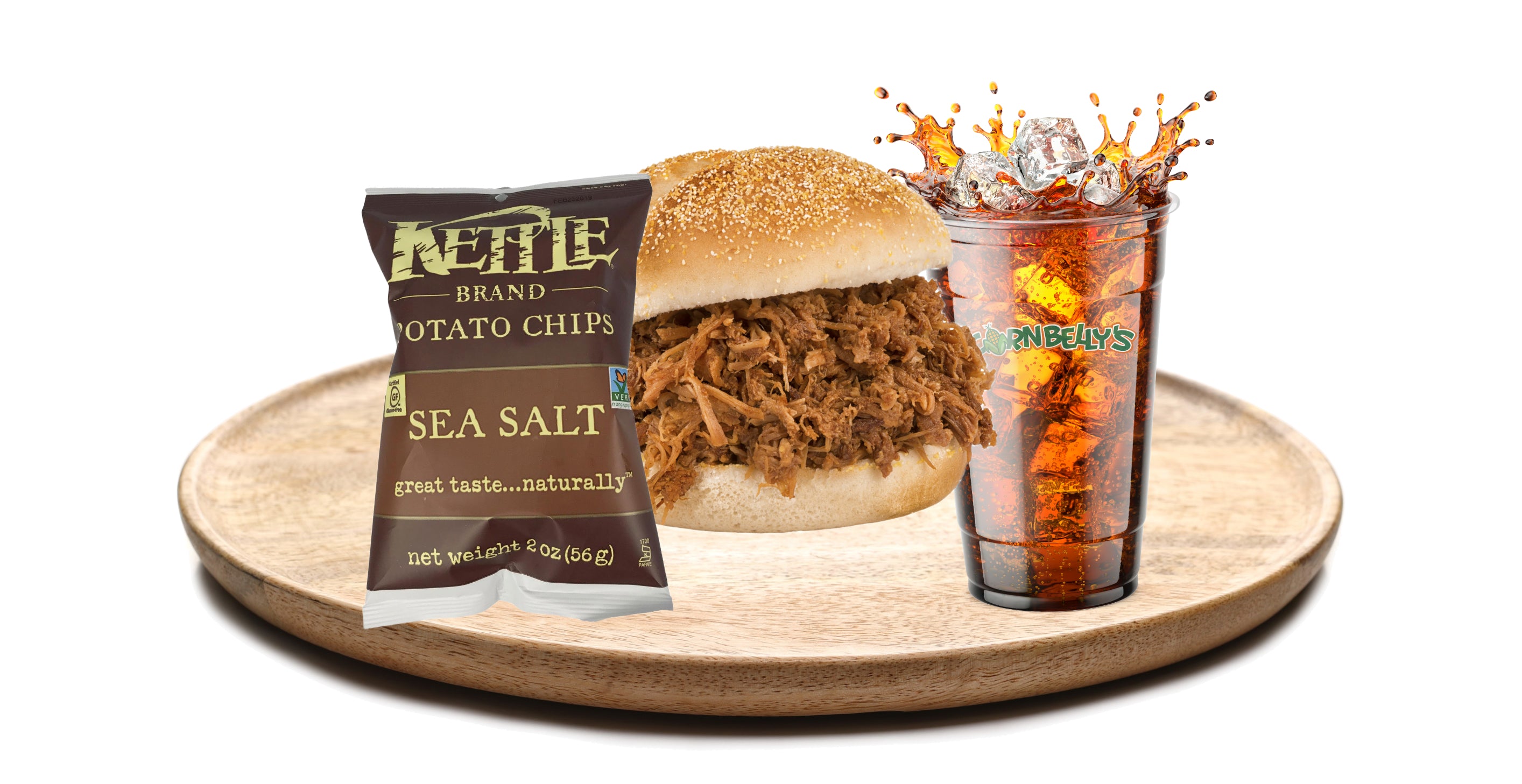 Combo Pulled Pork Sandwich