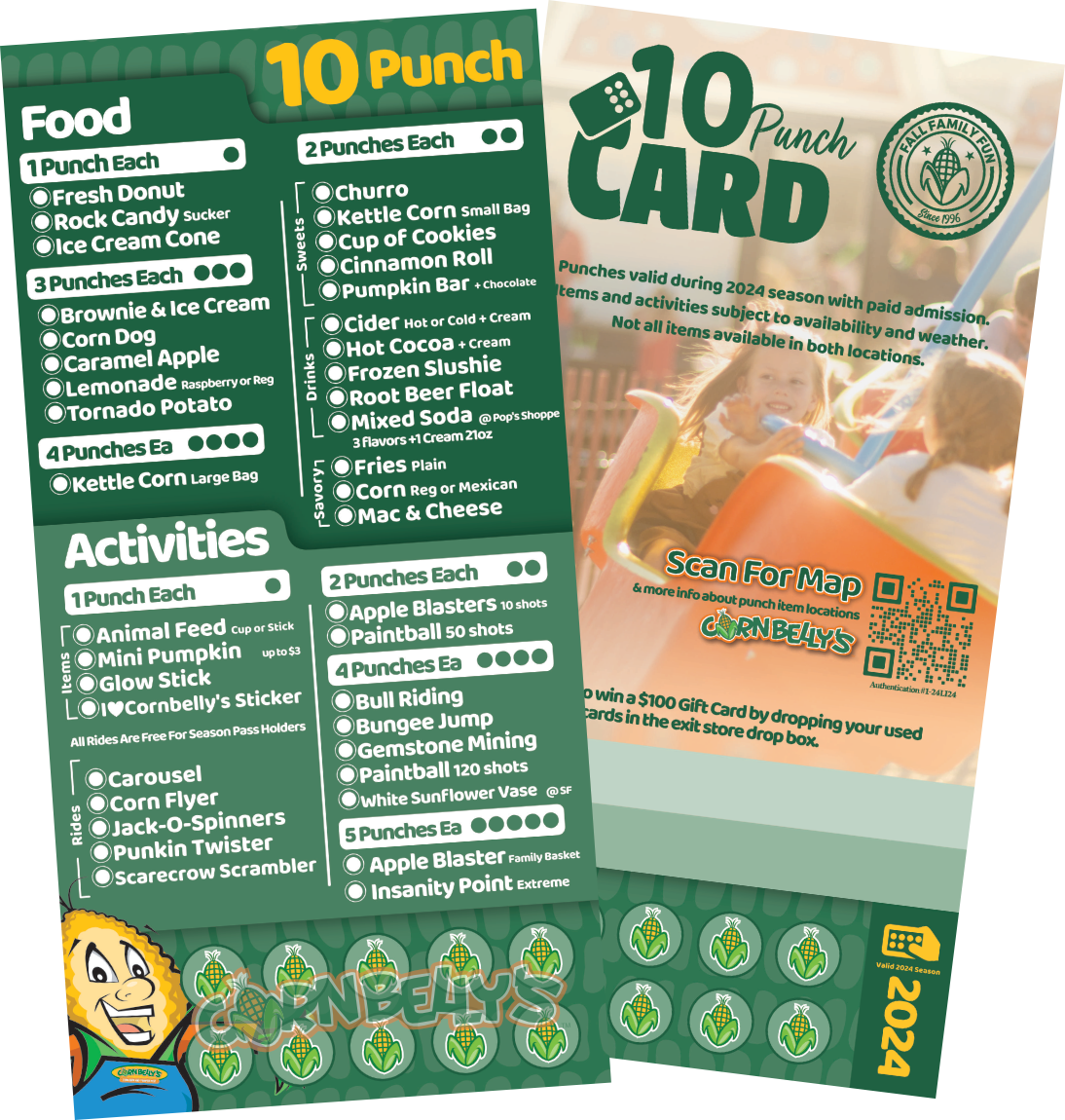 10 Punch Card