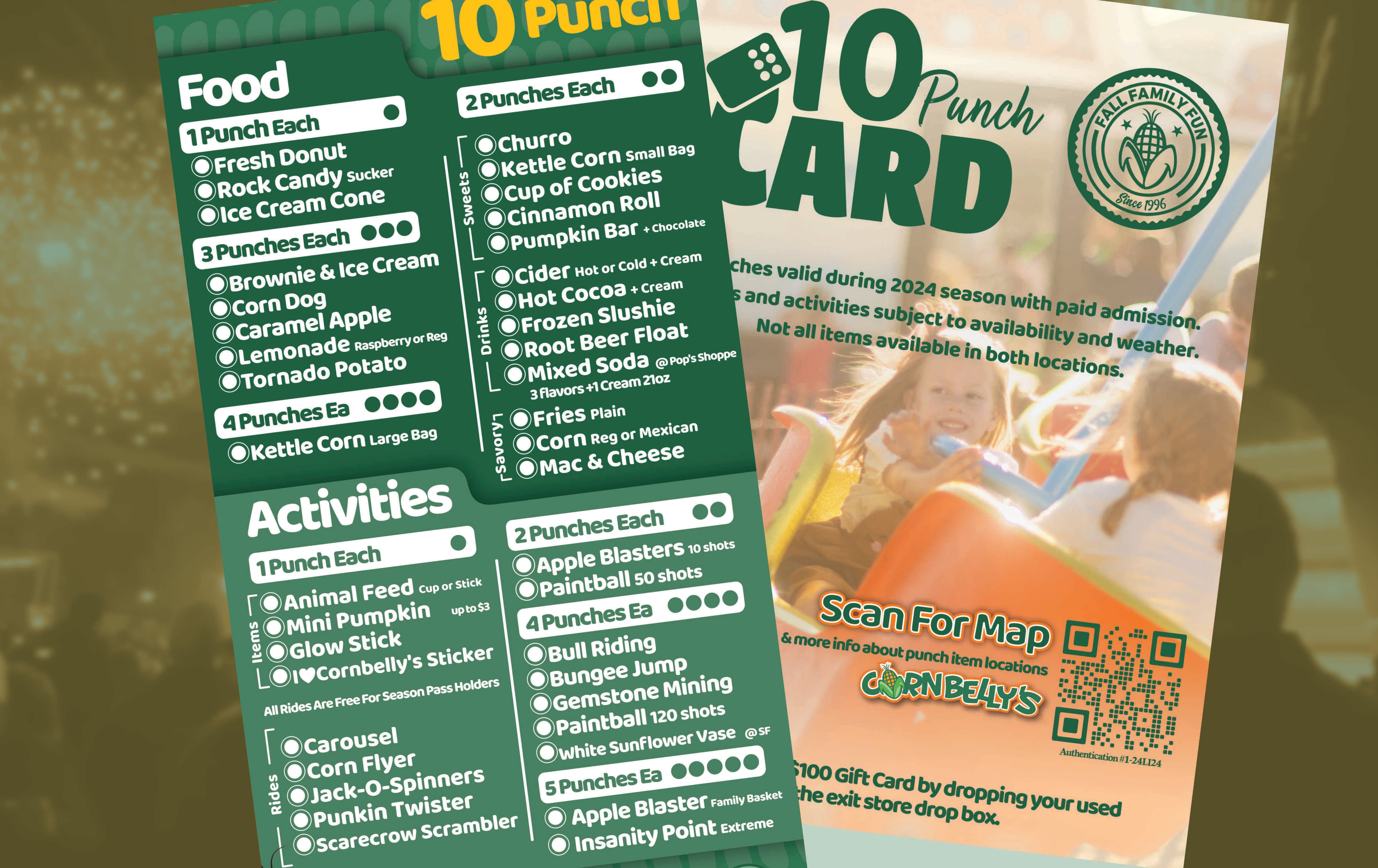 10 Punch Card