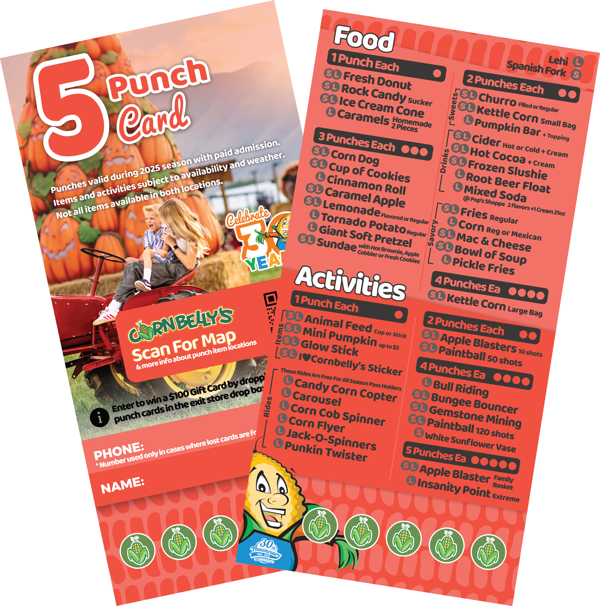 5 Punch Card