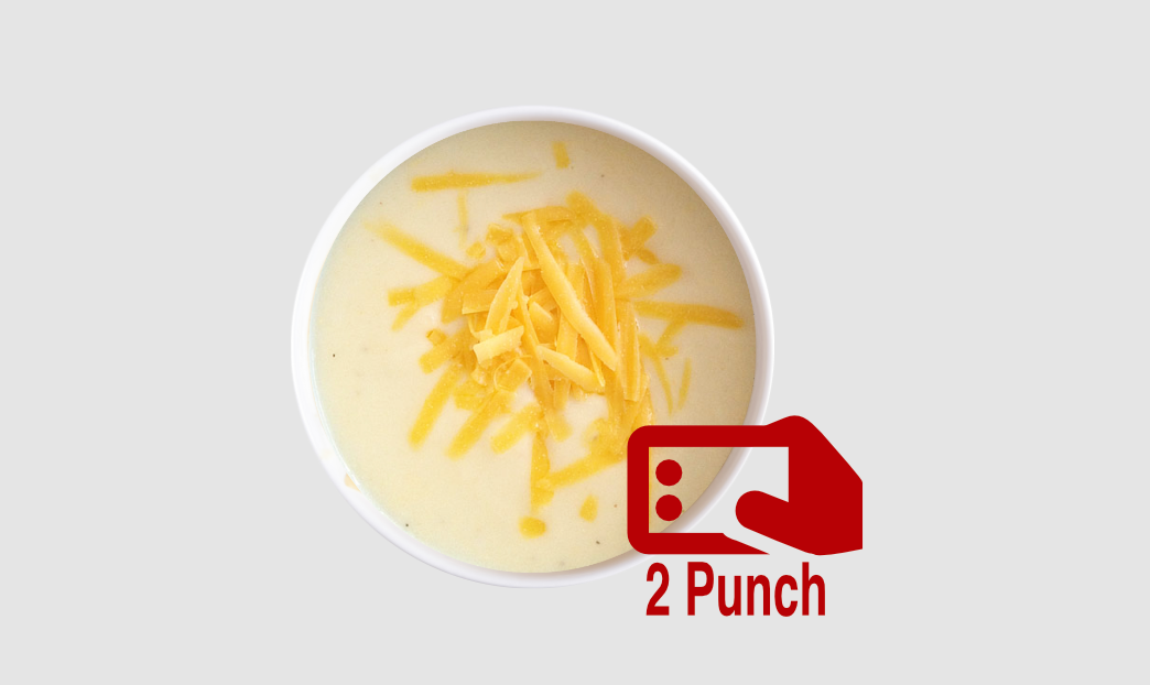 Wisconsin Cheddar Soup| 2 Punch