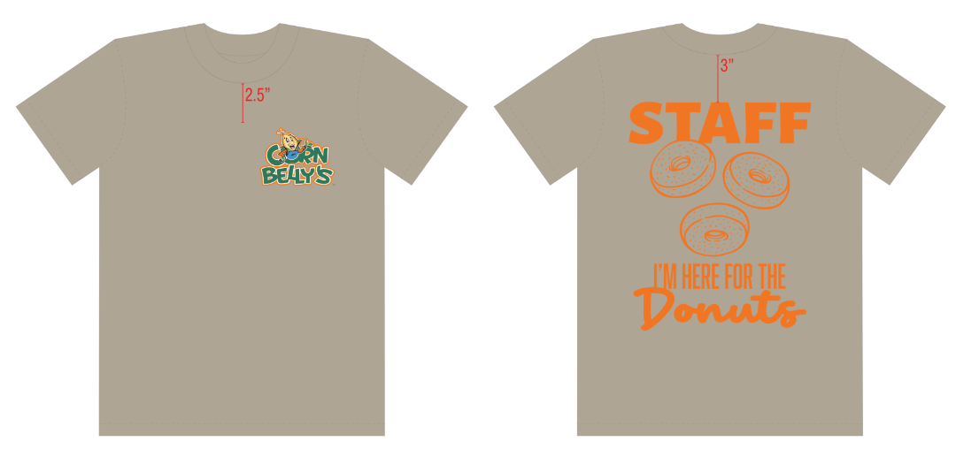 EMPLOYEE SWAG- Cornbelly's 2026 Staff T-shirt