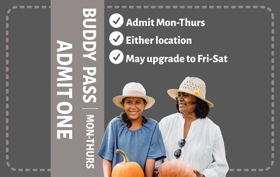 Buddy Pass Monday - Thursday 2023