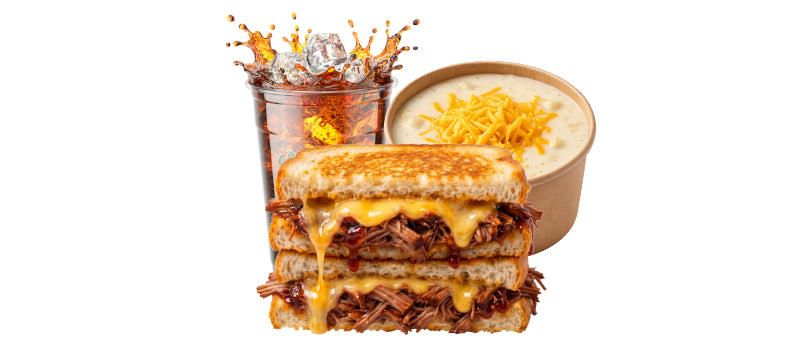 #3 Pork Grilled Cheese Combo
