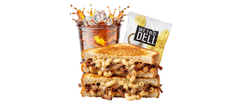 #4 Triple Combo Grilled Cheese Combo