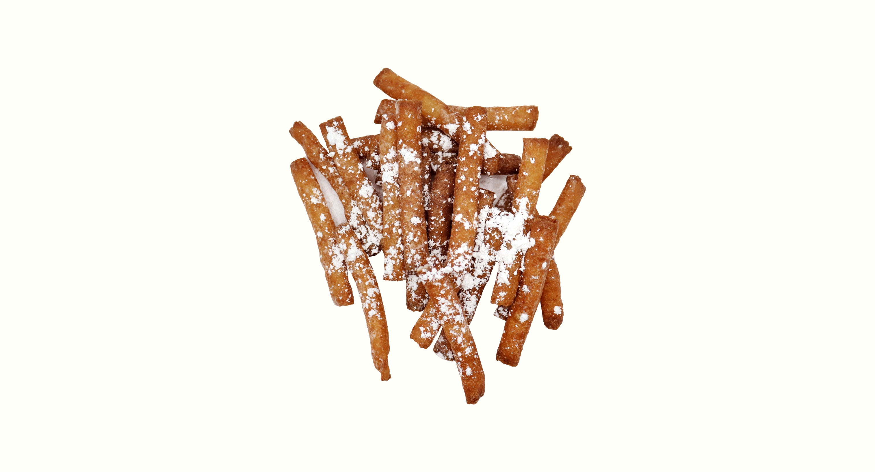 Powdered Sugar Funnel Cake Fries