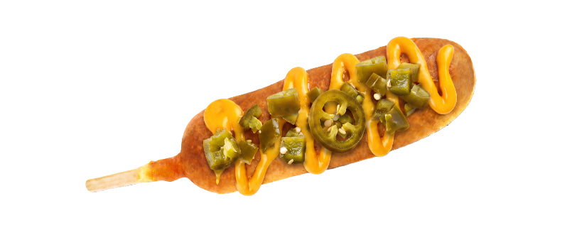 Jalapeno Cheddar Corn Dog