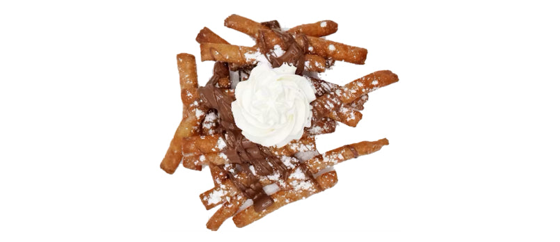 Nutella Funnel Cake Fries