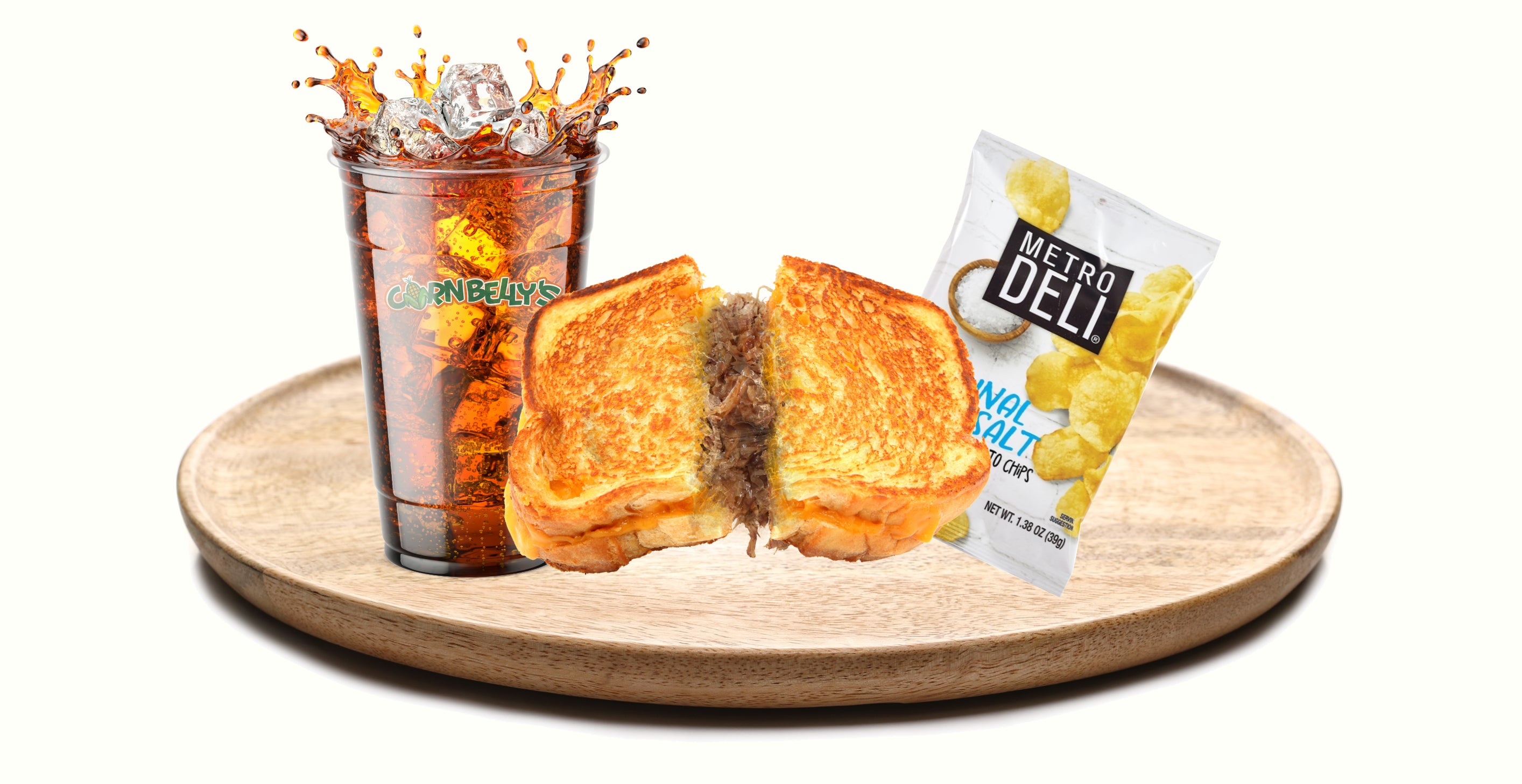 #3 Pork Grilled Cheese Combo