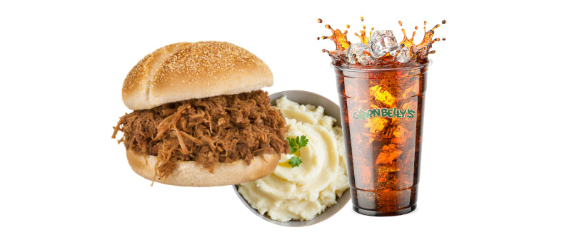Combo Pulled Pork Sandwich