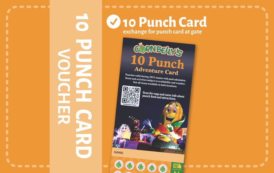 Prize Ticket Whole Punch Card by HHY