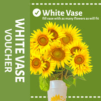 White Base Sunflower